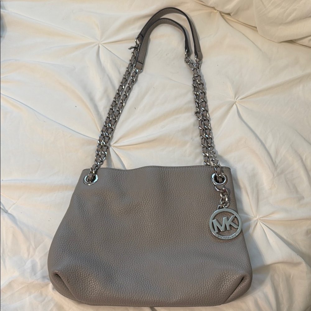 Michael Kors Gray Chain-Link bag